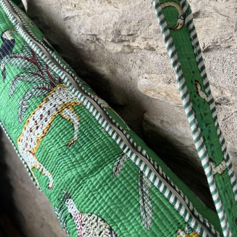 COTTON YOGA MAT BAG: green, jungle  - product images  of 