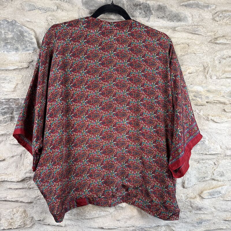 PETITE KIMONO STYLE JACKET UK8 to UK12: pink, red, blue - product images  of 