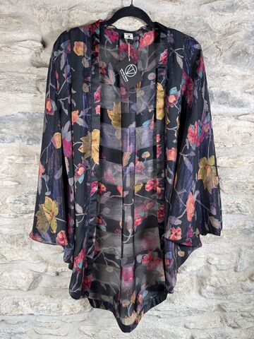 ORIGINAL,KIMONO,style,jacket,UK8,to,UK18:,black,,pink,,blue,,green,with,silver,threads,black, pink, blue, green with silver threads, kimono, style jacket, soft, polyester, kaftan, jacket, cardigan, ontheverge