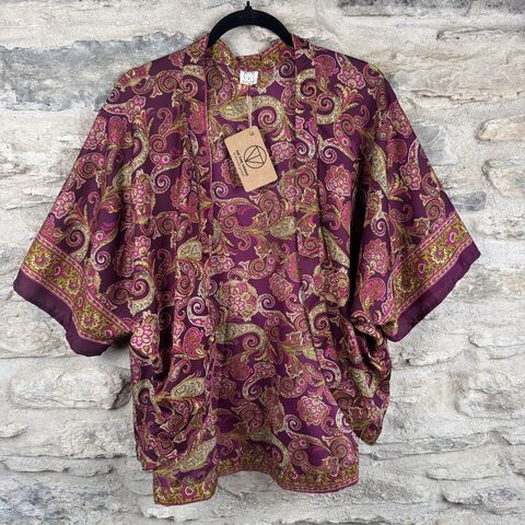 SALE,//,PETITE,KIMONO,STYLE,JACKET,UK10,to,UK16:,purple,with,lime,,floral,Purple, lime, floral , Petite, Kimono, style, jacket, handmade, ireland 