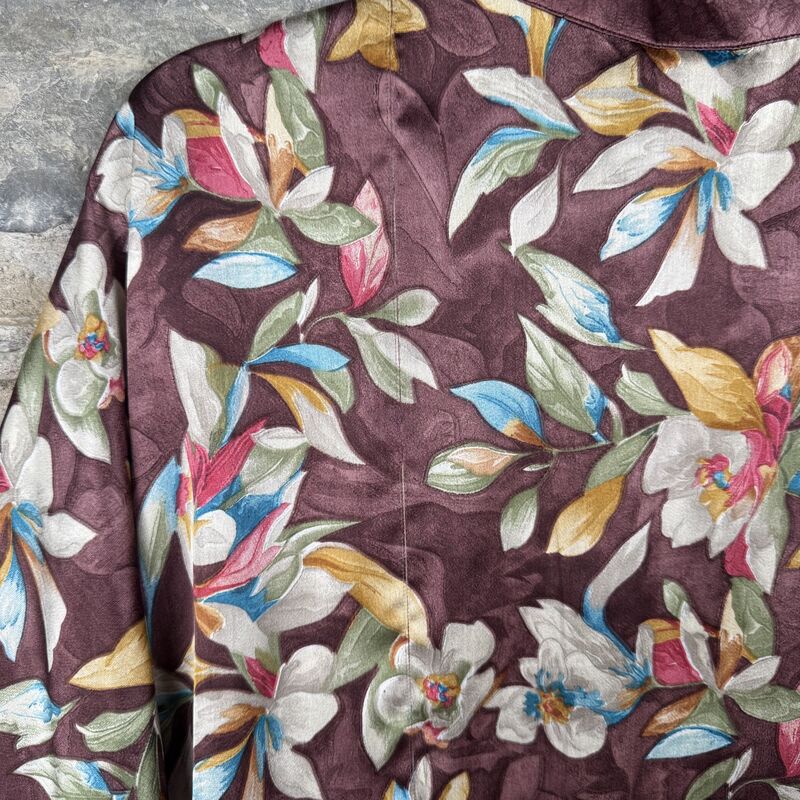 SALE // PETITE KIMONO STYLE JACKET UK8 to UK12: mauve, floral - product images  of 