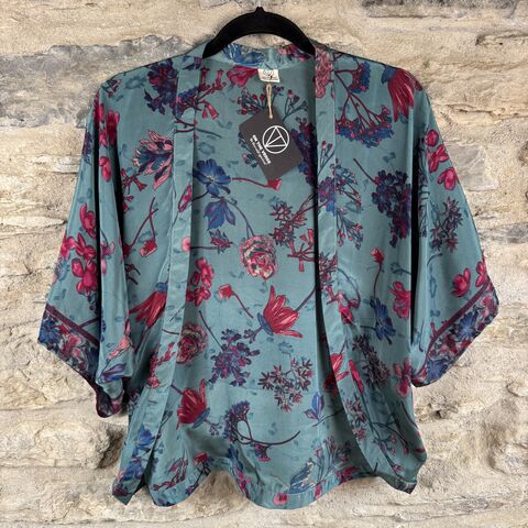 SALE,//,PETITE,KIMONO,STYLE,JACKET,UK8,to,UK14:,blue,,pink,,floral,blue, pink, floral, Petite, Kimono, style, jacket, handmade, ireland 
