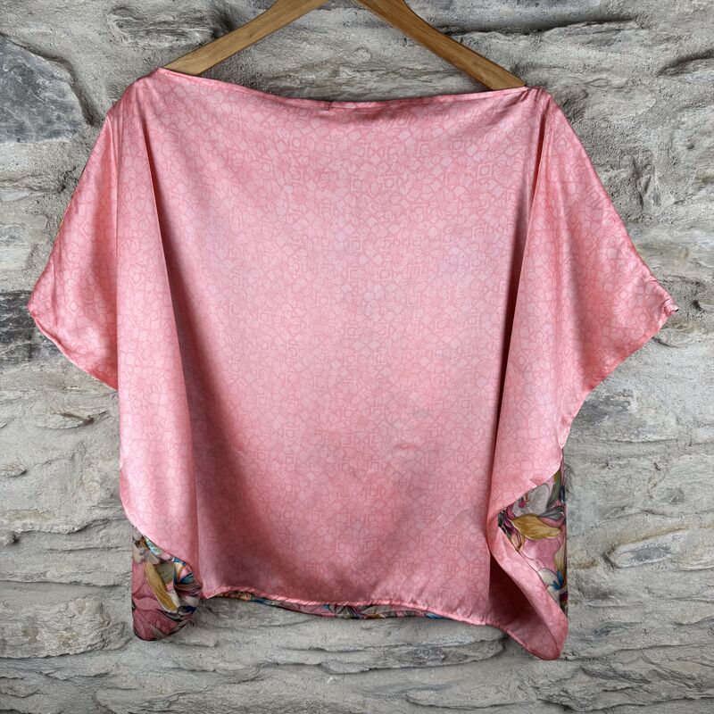 FREEDOM TOP SEE-THROUGH ONE SIZE UK 10 to 16: sweet pink, floral - product images  of 