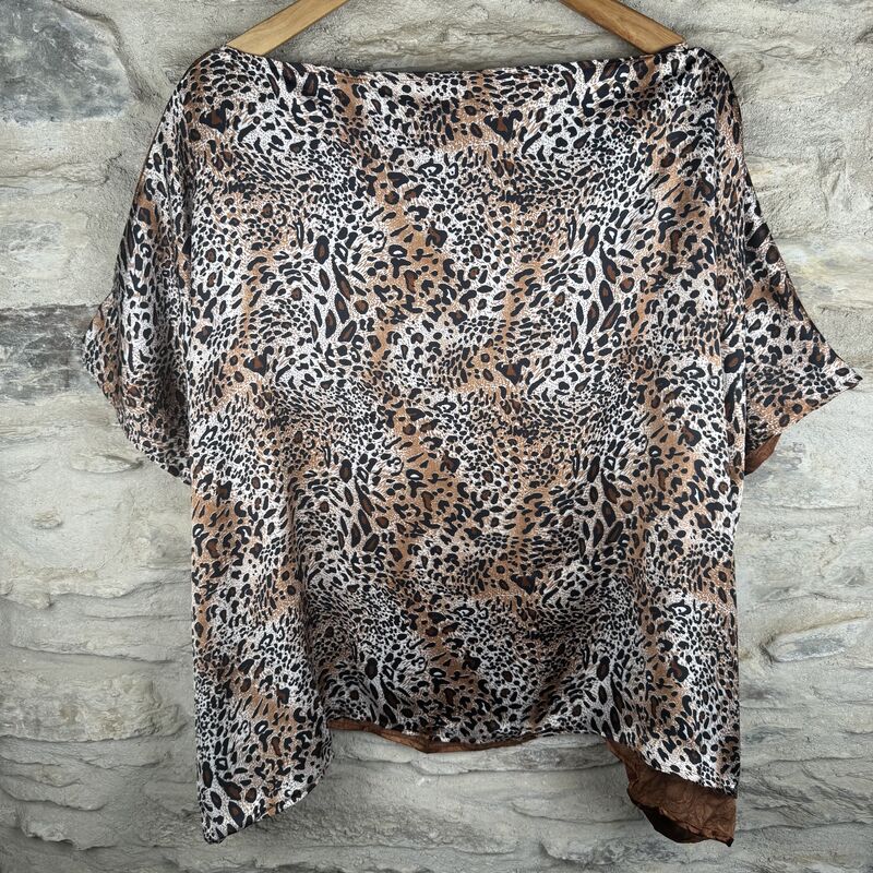 FREEDOM TOP ONE SIZE UK 12 to 20: leopard print  - product images  of 