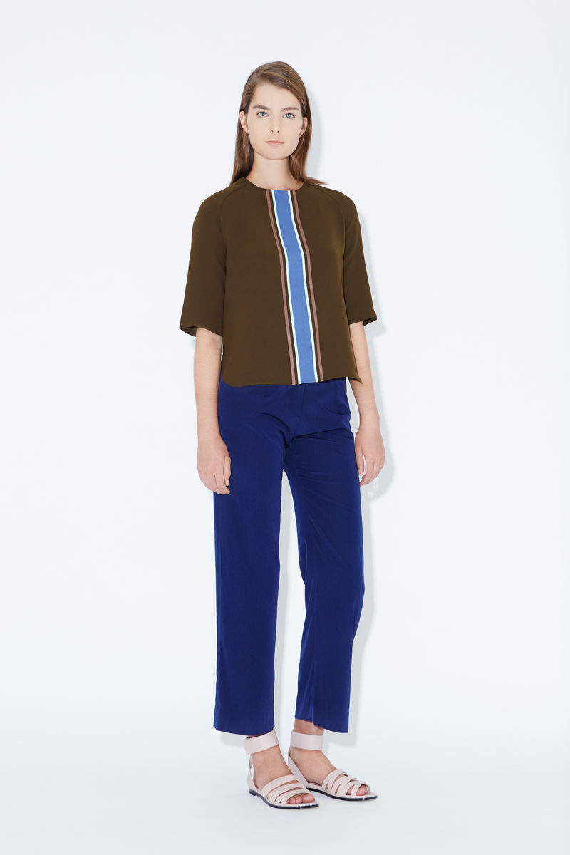 Raglan top with stripe print  - product images  of 