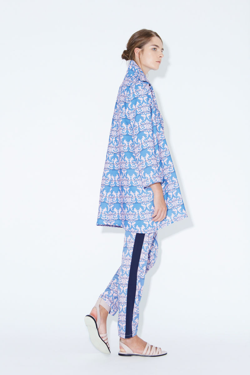 Front zipped coat with print - product images  of 