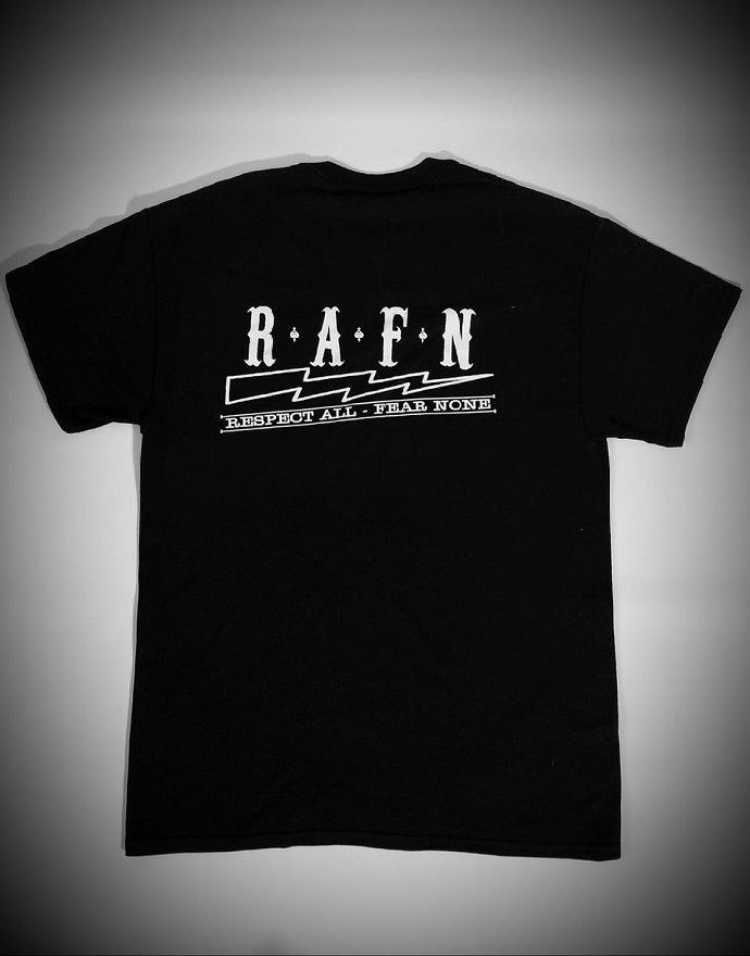 Respect All Fear None' Tee/Tshirt-Black 