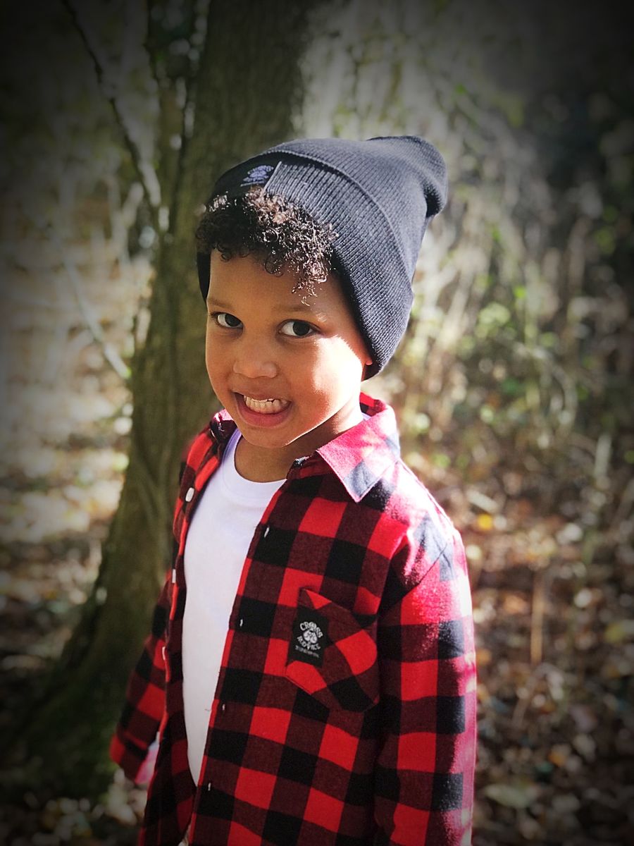 Cool Kids Black Woolly Beanie Hat 