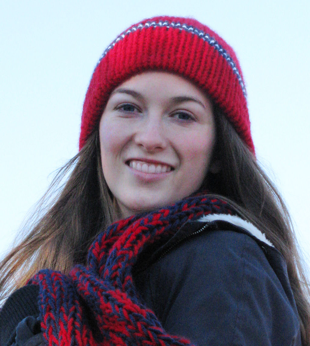 Red Pin Stripe Beanie - product image