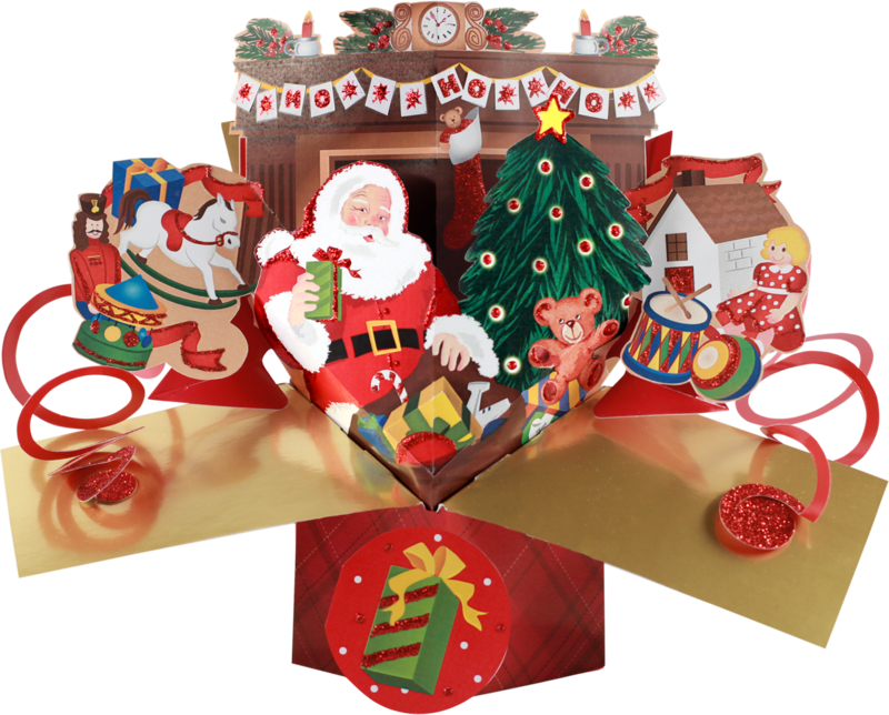Second Nature Xmas Pee Pop Ups Santa Toys
