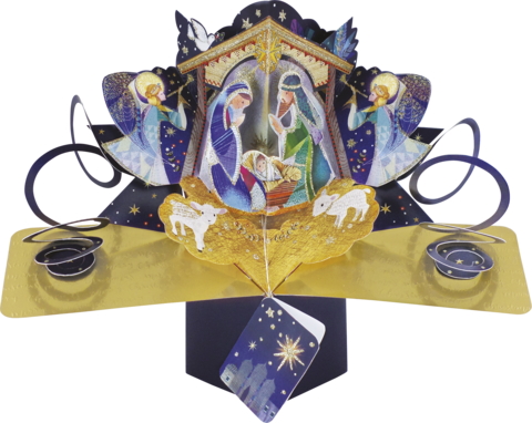 Second,Nature,Xmas,Pop,Ups,-,Nativity,Second Nature Pop Ups, Original Pop-ups, Pop up greeting card, Pop up, Pop-up, Pop-ups, Christmas Pop Up, Xmas Pop Up, Nativity