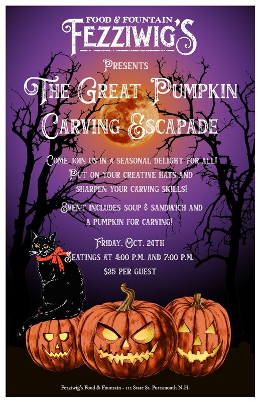 Fezziwig's Food and Fountain presents the Great Pumpkin Carving Escapade - product image