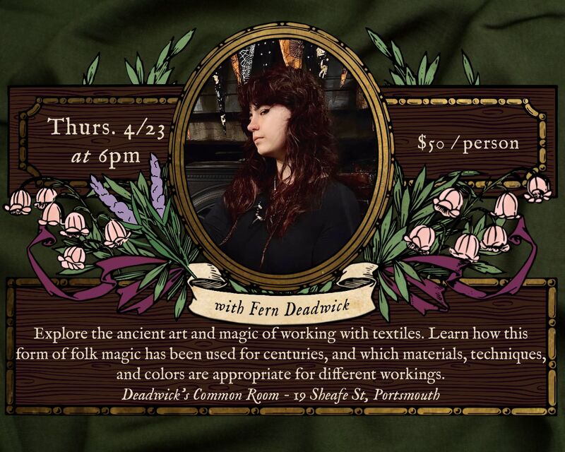 By Stitch and Knot: An Introduction to Textile Magic with Fern Deadwick - product images  of 