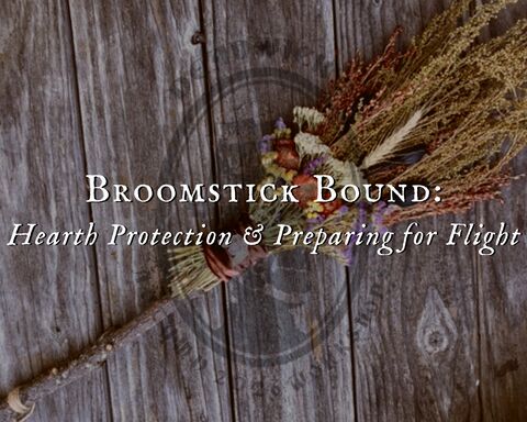 Broomstick,Bound:,Hearth,Protection,&,Preparing,for,Flight,with,Juniper,Deadwick,Broom, broomstick, besom, witch, craft, protection, juniper, workshop, class