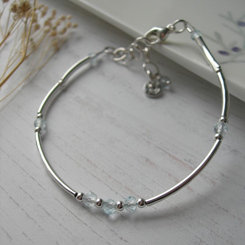 Topaz Sterling Silver Bracelet - product images  of 
