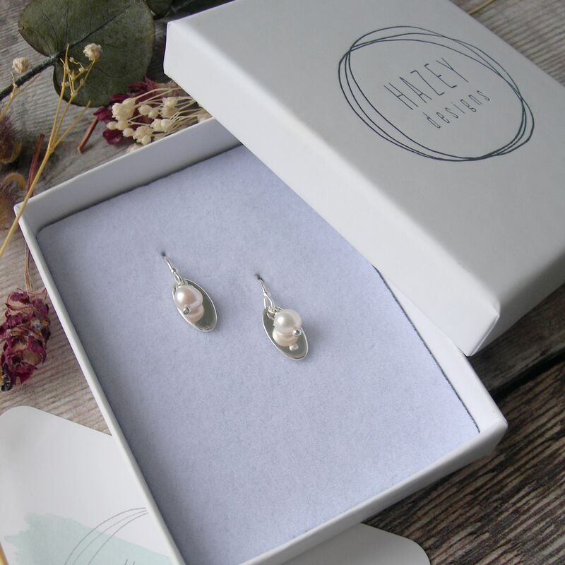 Snowberry Freshwater Pearl Earrings - product images  of 