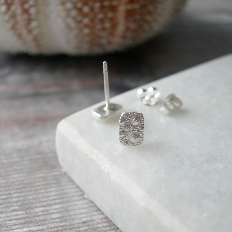 Sea Urchin Rectangle Studs - product images  of 