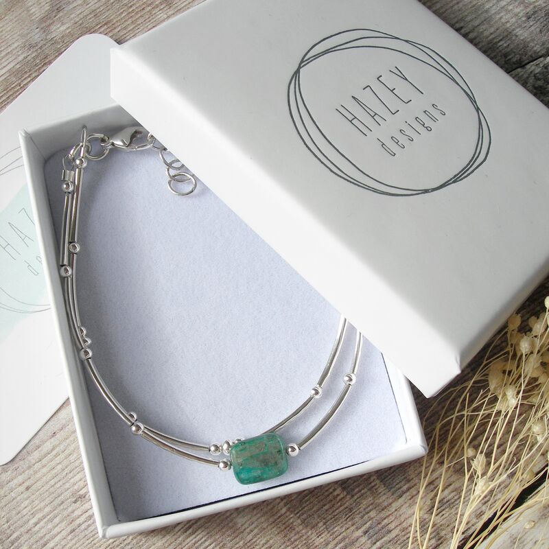 Kyanite Silver Rope Bracelet - product images  of 