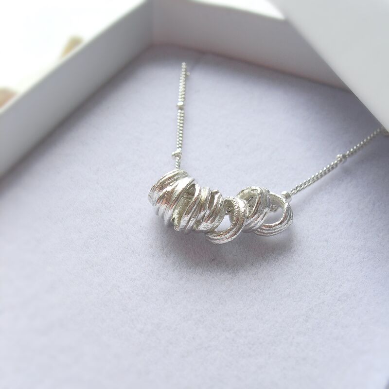 Sterling Silver Reels Necklace - product images  of 