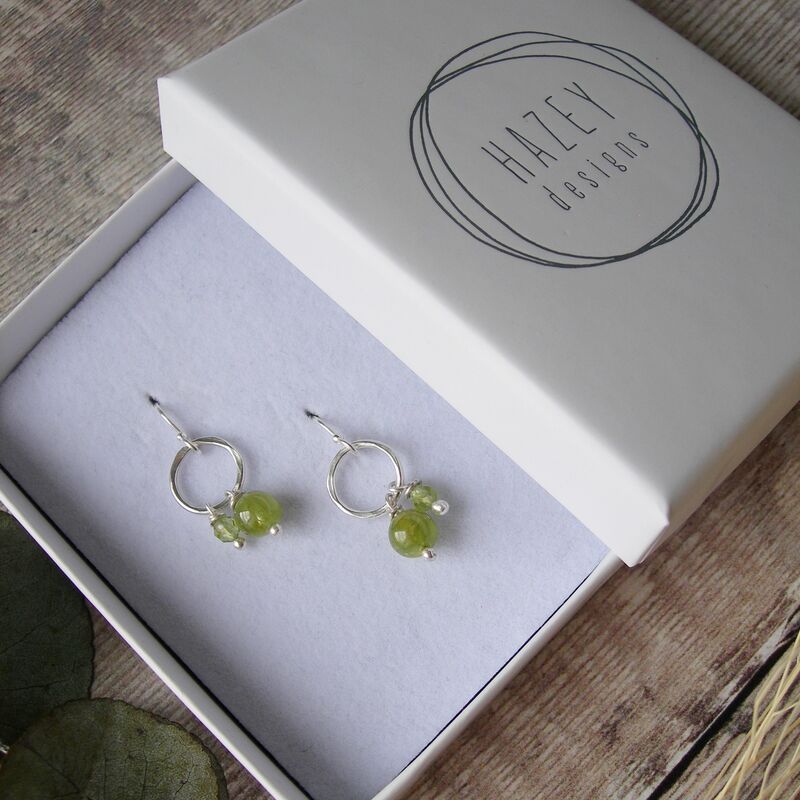Peridot Cluster Earrings - product images  of 