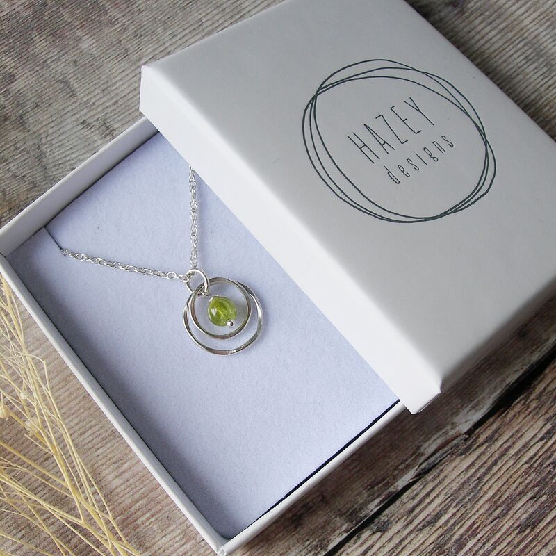 Peridot Circles Necklace - product images  of 
