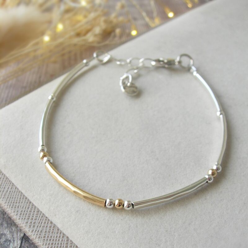 Pebble Mixed Metal Bracelet - product images  of 