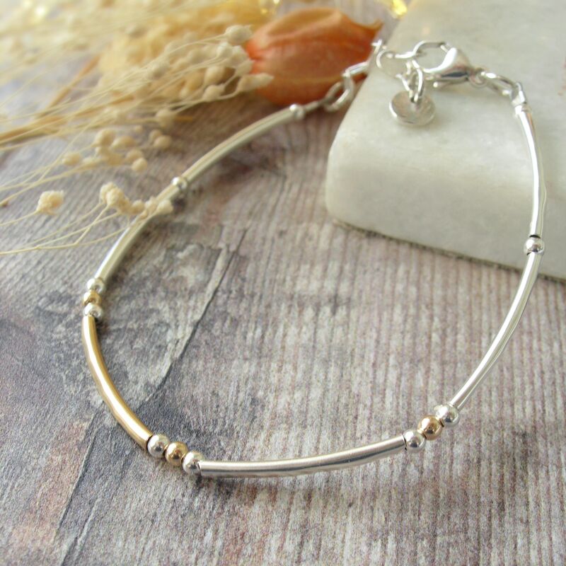 Pebble Mixed Metal Bracelet - product images  of 