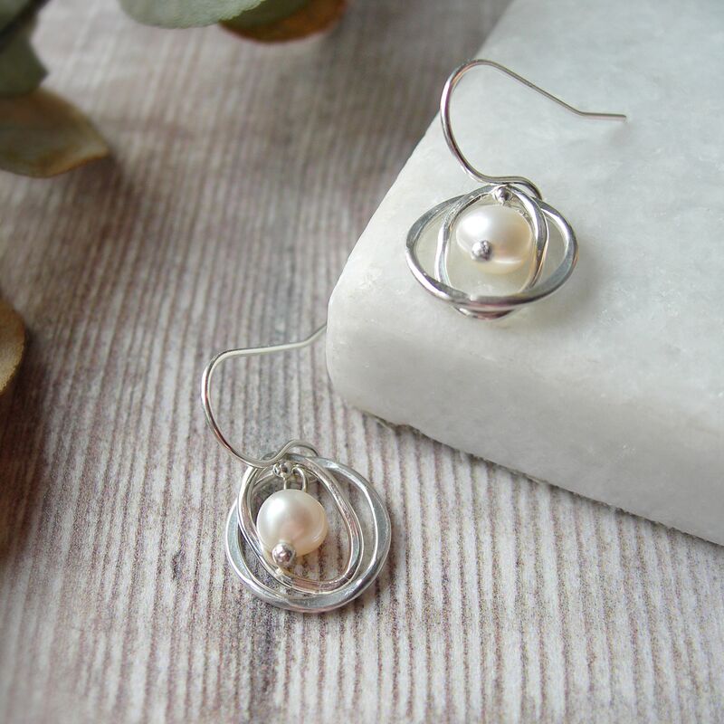 Pearl Swirl Earrings - product images  of 