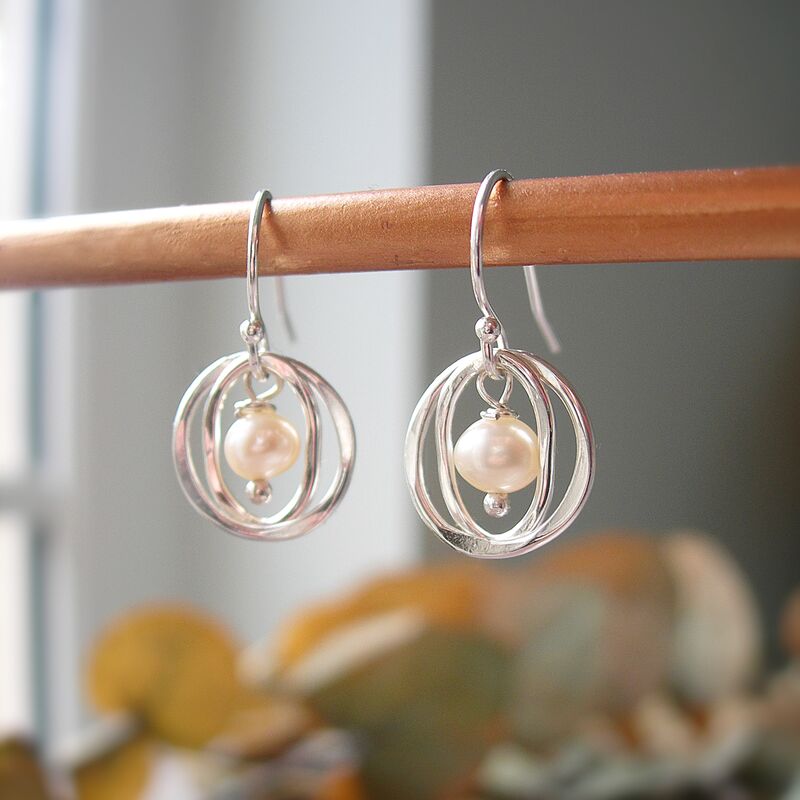 Pearl Swirl Earrings - product images  of 