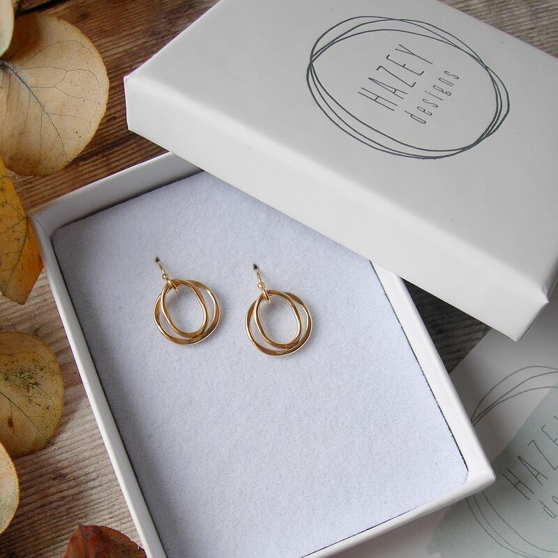 Filled Gold Swirl Earrings - product images  of 