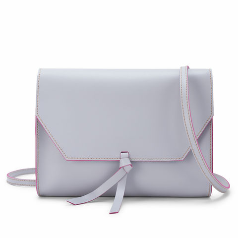 Basic Women Handbags Collection Rawluxe Crossbody Clutch Grey Pink Alexandra De Curtis