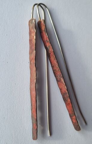 hammered,shard,earrings,Jewelry,Earrings,brass,hammered_brass,brass_earrings,long_earrings,straight_earrings,statement_earrings,simple_earrings,gold_metal_earring,gold_earrings,Brass,Silver