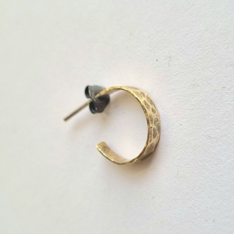 single zero waste hoops/studs - product images  of 