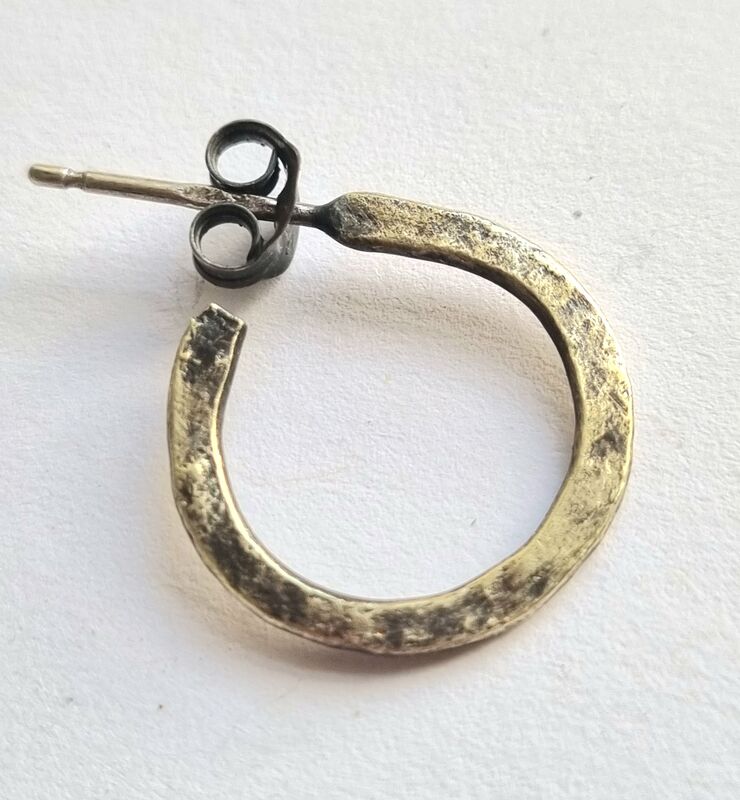 single zero waste hoops/studs - product images  of 