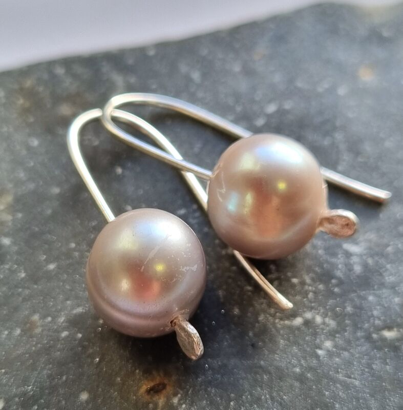 large grey pearl drops - product images