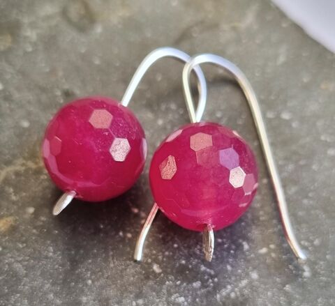 Large,pink,jade,drops,jade drops, pink jade earrings, pink earrings