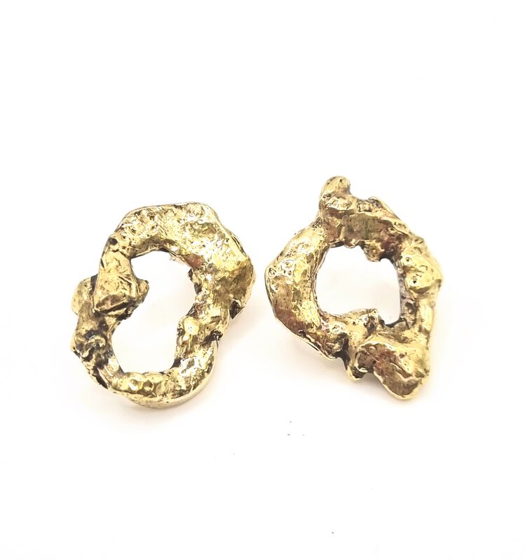 Nouveau brass studs - product images  of 