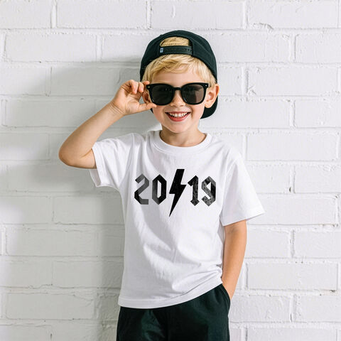 Custom,Rock,Birth,Year,Black,or,White,T-Shirt,year of birth, birthday, date, age, rock fan music lover metal, rocker baby tshirt, let's rock & roll, rock tshirt, baby tshirt, vintage tshirt, retro tshirt, kids music clothes, alternative baby gifts, punk, heavy metal, outfit, festival
