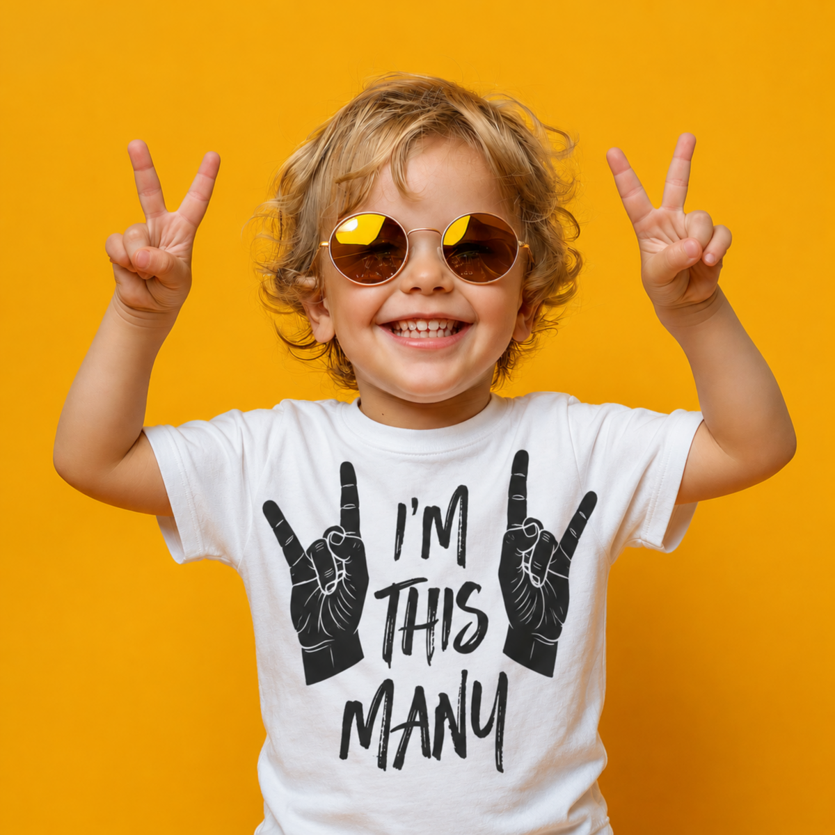 I'm This Many 4 Black or White TShirt - product images  of 