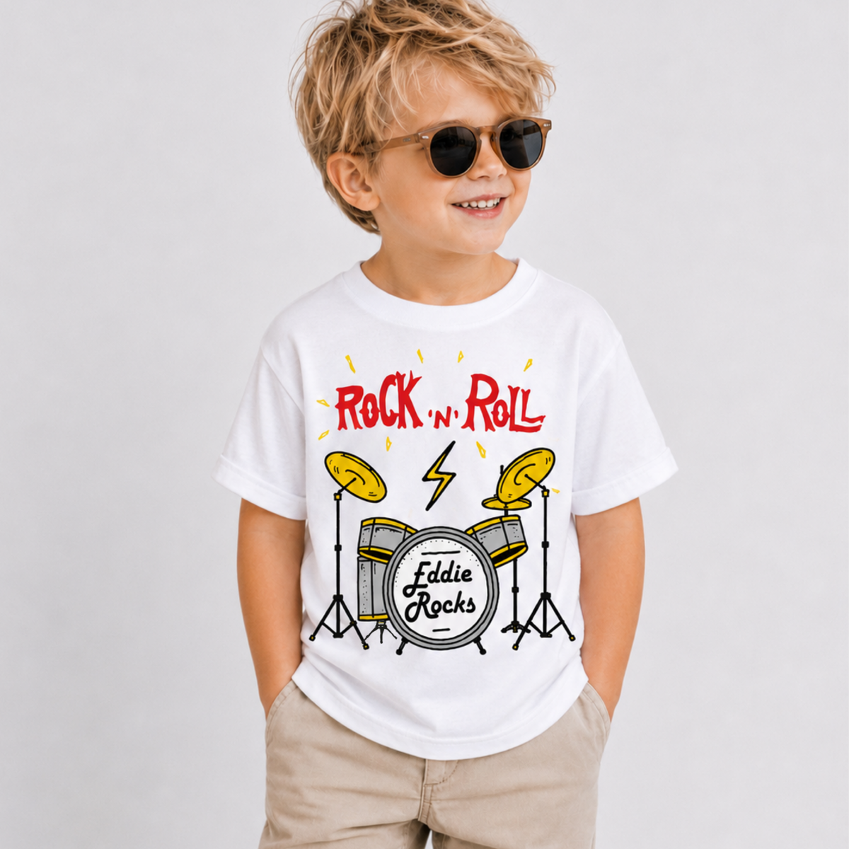 Custom Rock n Roll Name T-Shirt - product images  of 