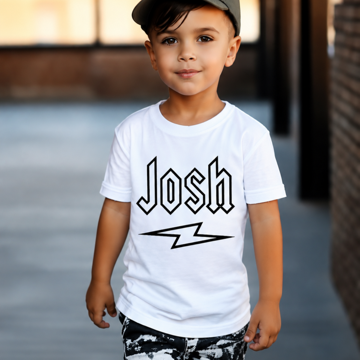 Custom Rock &amp; Roll Name Black or White T-Shirt - product images  of 