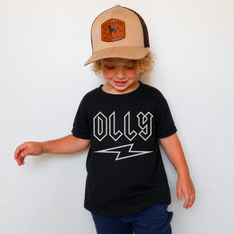 Custom,Rock,&,Roll,Name,Black,or,White,T-Shirt,rock fan music lover metal, rocker name, alternative, kids tshirt, baby tshirt, let's rock & roll, rock tshirt, vintage tshirt, music tshirt, retro tshirt, kids music clothes, alternative baby gifts, gothic tshirt, punk t-shirt, heavy 