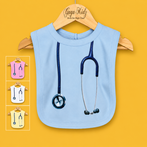 Stethoscope,Baby,Bib,stethoscope baby bib, baby doctor bib, baby nurse bib, medical baby gift, doctor baby gift, nurse baby gift, cute baby bib, funny baby bib, funny baby clothes, unique baby gifts, baby shower gift, cool baby bib, cool baby clothes, unisex baby bibs
