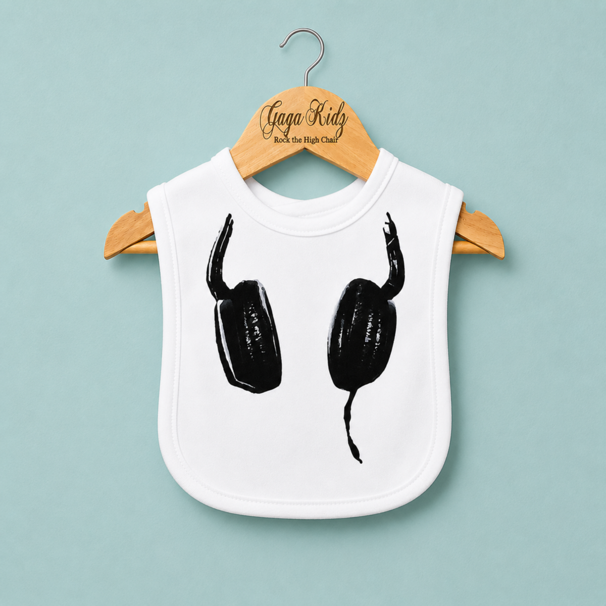 DJ Headphones Baby Bib - product images  of 