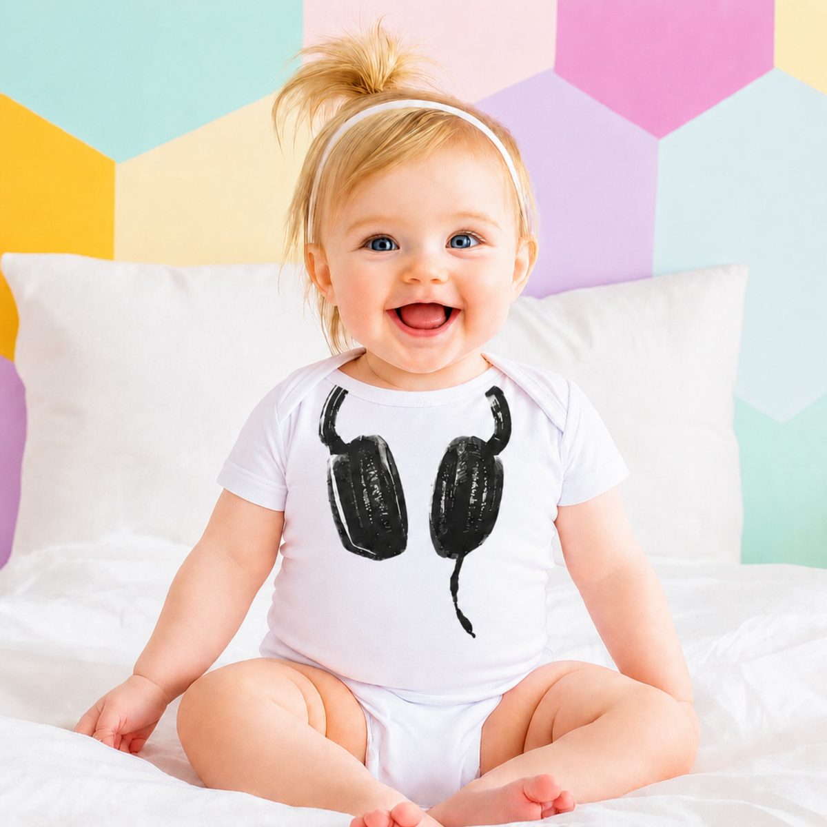 DJ Headphones Bodysuit - product images  of 
