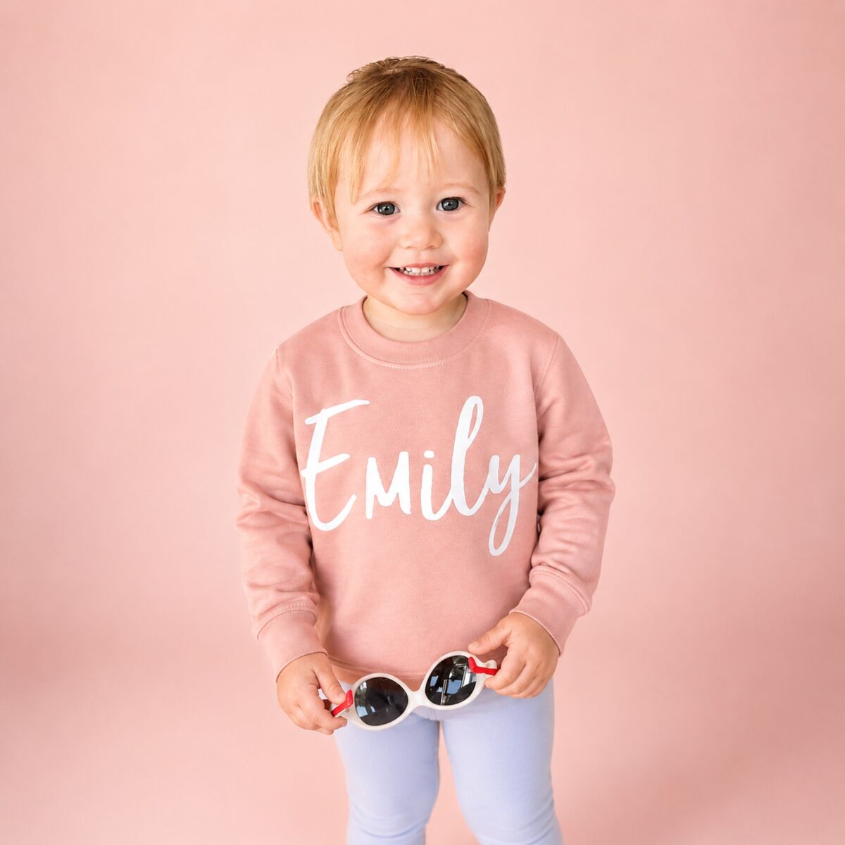 Custom Name Dusty Pink Sweatshirt - product images  of 