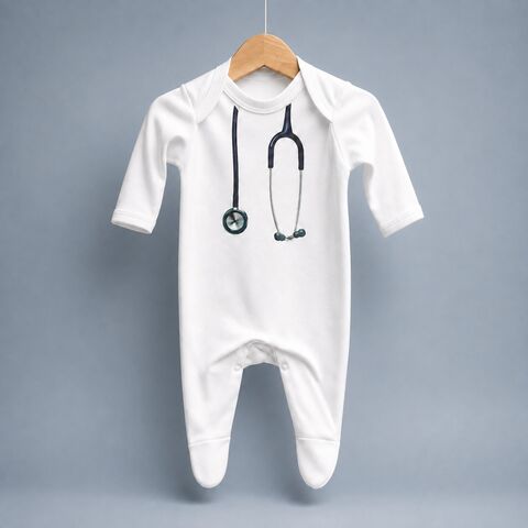 Stethoscope,Baby,Romper,stethoscope baby romper, stethoscope onesie, stethoscope romper, nurse gift, doctor gift, baby nurse, baby doctor, baby one piece, new baby gift, baby onesie, funny baby grow
