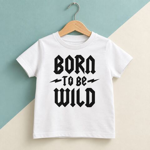 Born,To,Be,Wild,Black,or,White,TShirt,born to rock t-shirt, born to rock baby tshirt, rock and roll kids tees, wild child, two wild, alternative gift, born to be wild, kids music festival clothing shirts