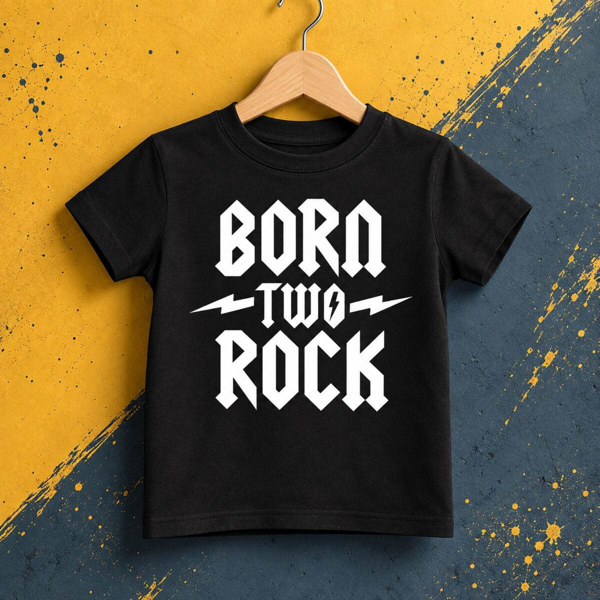 Born Two Rock Black or White TShirt - product images  of 