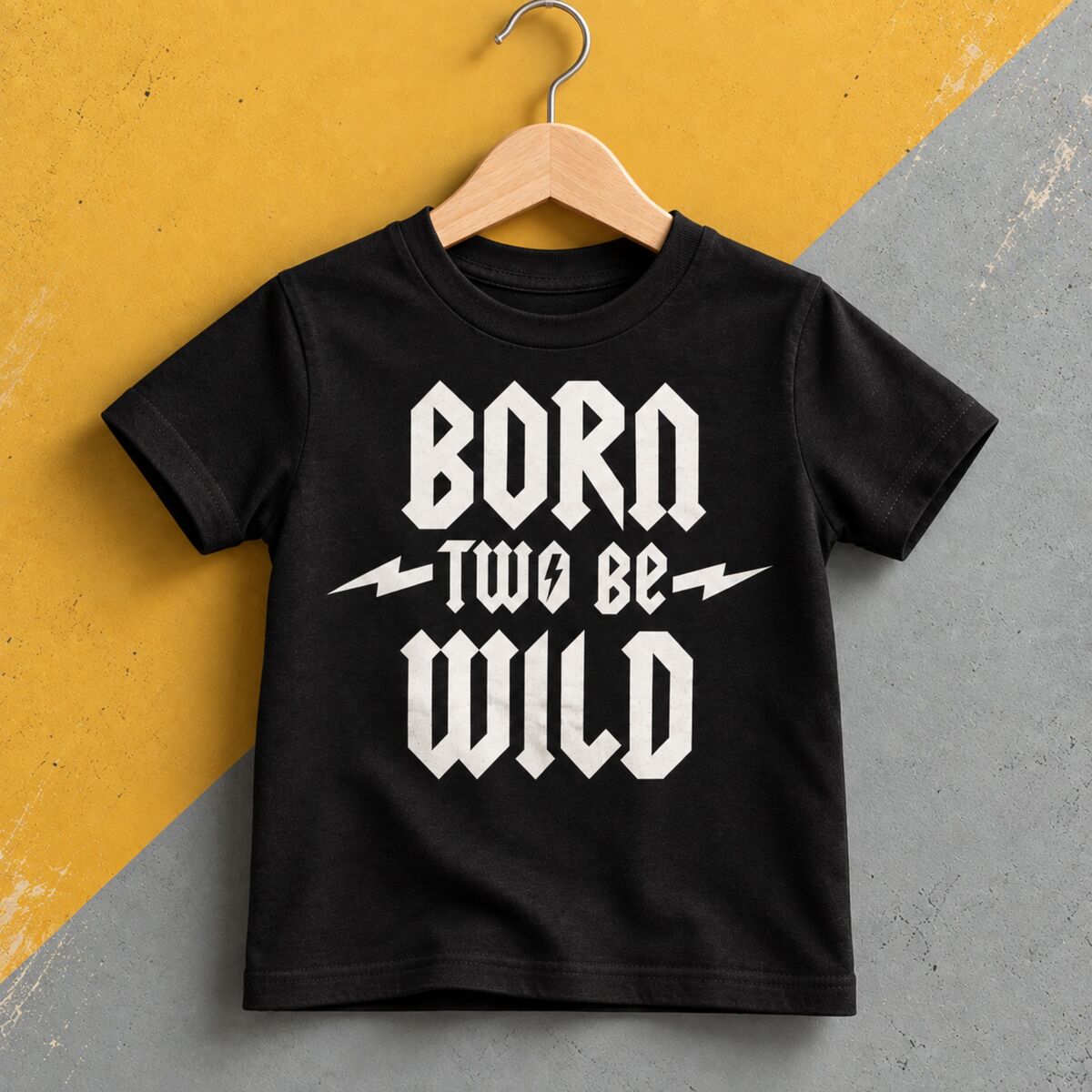 Born TWO Be Wild Black or White TShirt - product images  of 